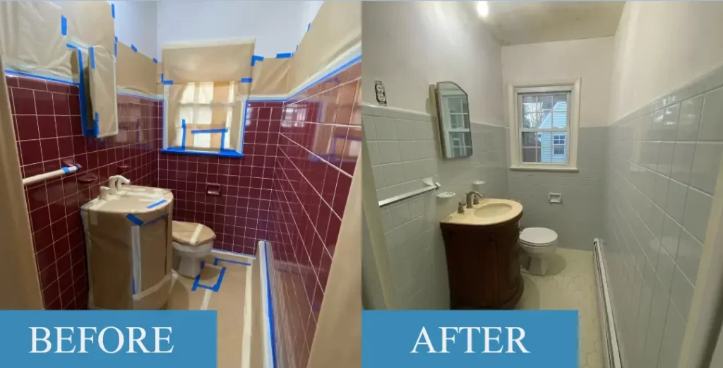 Before and After - Tub Reglazing Sites